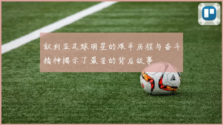 叙利亚足球明星的艰辛历程与奋斗精神揭示了最苦的背后故事